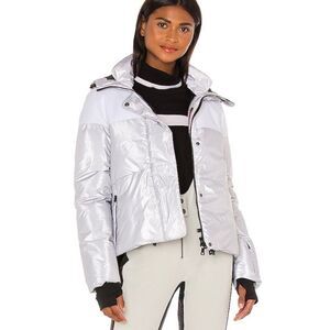 Erin Snow Lolita Jacket in Aluminum - Silver Aluminum Size 10